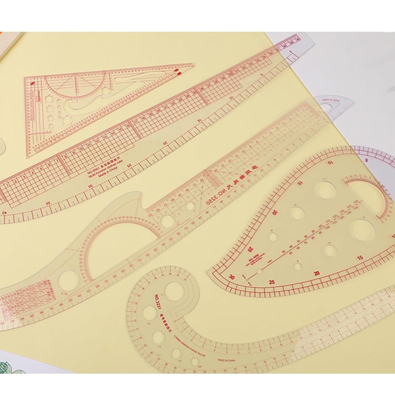 French Curved Ruler 6403 Multifunctional Patchwork Sewing Tool Dressmaking Template - Image 5